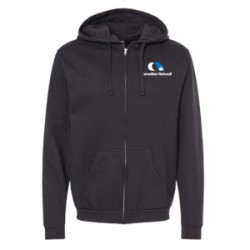 Unisex Zipper Fleece Hoodie